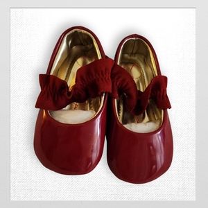 🆕️ Red Ballet Flats, Baby Size 3 (6-9M) [NWT!]